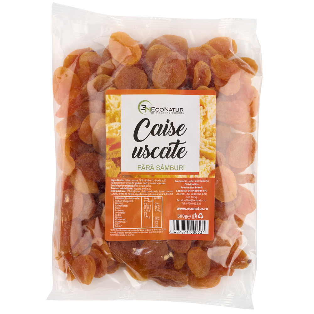 Caise uscate, 500 g, Econatur