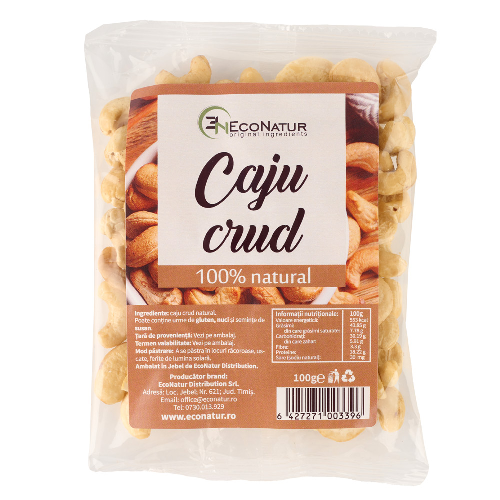 Caju crud, 100 g, Econatur