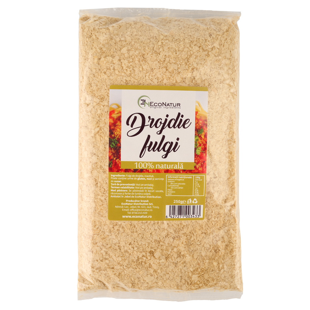 Fulgi de drojdie inactiva, 250 g, Econatur