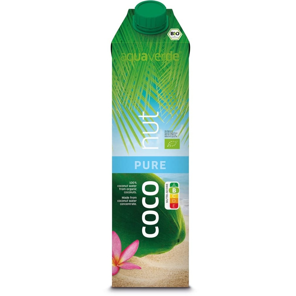 Apa de cocos bio, 1000 ml, Aqua Verde