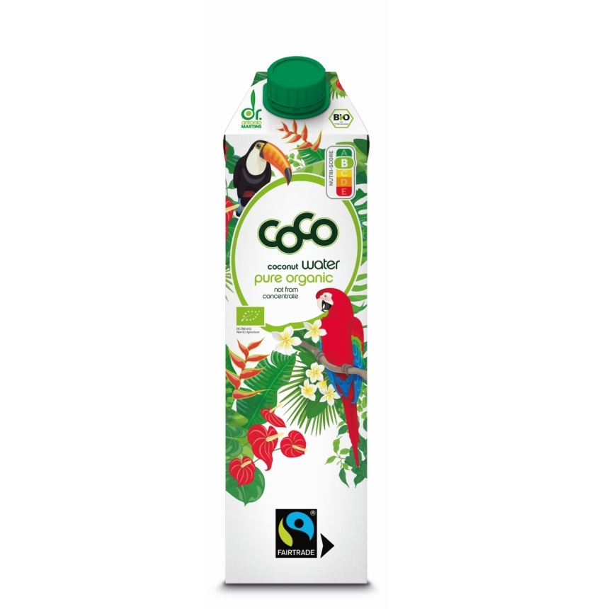 Apa de cocos bio, 1000 ml, Coco