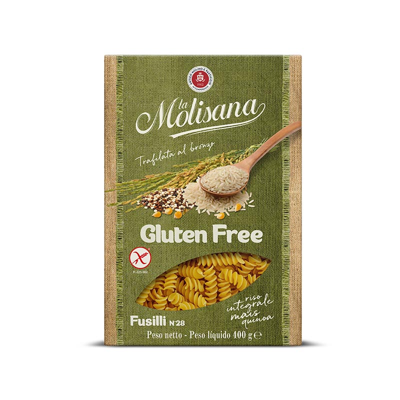 Paste fara gluten Fusilli, 400 g, La Molisana