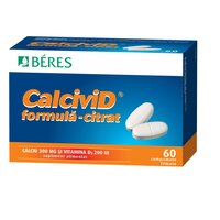 Calcivid  Formula citrat, 60 comprimate, Beres Pharmaceuticals Co