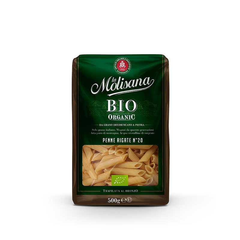 Paste bio Penne Rigate, 500 g, La Molisana