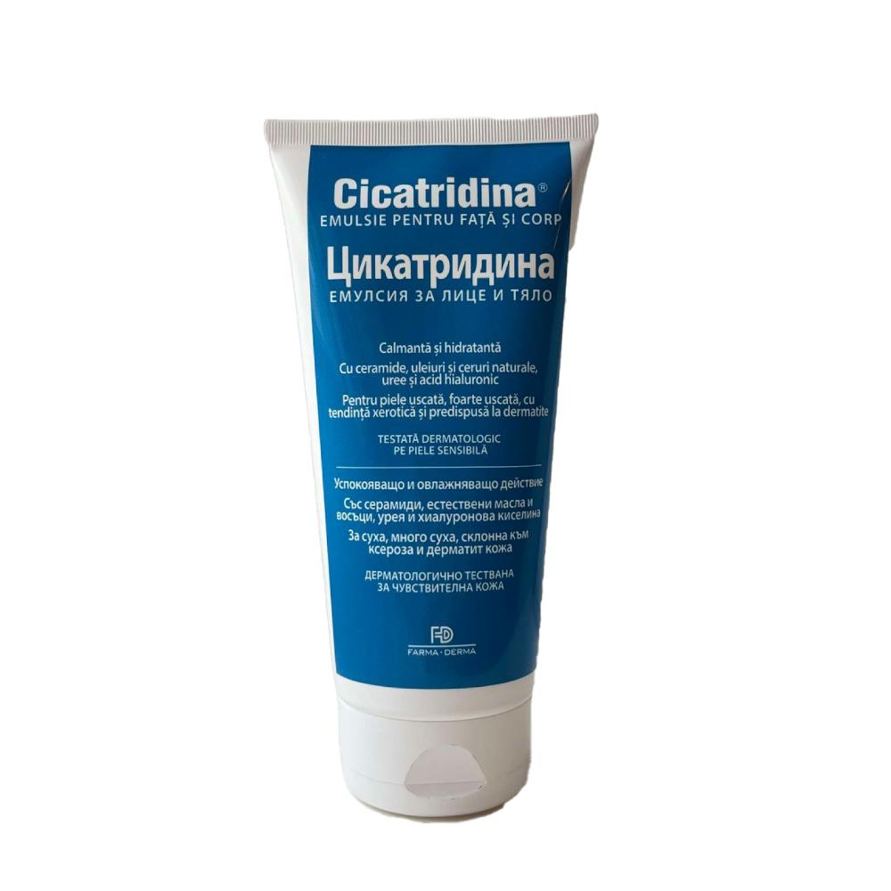 Cicatridina emulsie pentru fata si corp, 180 ml, Farma-Derma Italia