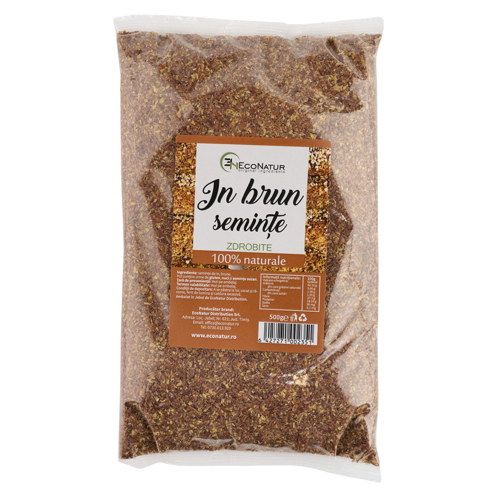 In brun zdrobit, 500 g, Econatur