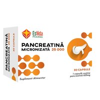 Pancreatina Micronizata, 25000, 30 capsule, Esvida Pharma