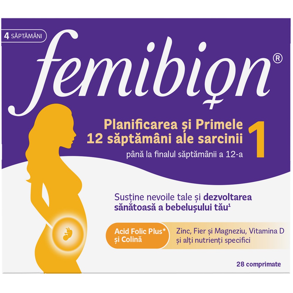 Femibion 1, 28 comprimate, Procter&Gamble