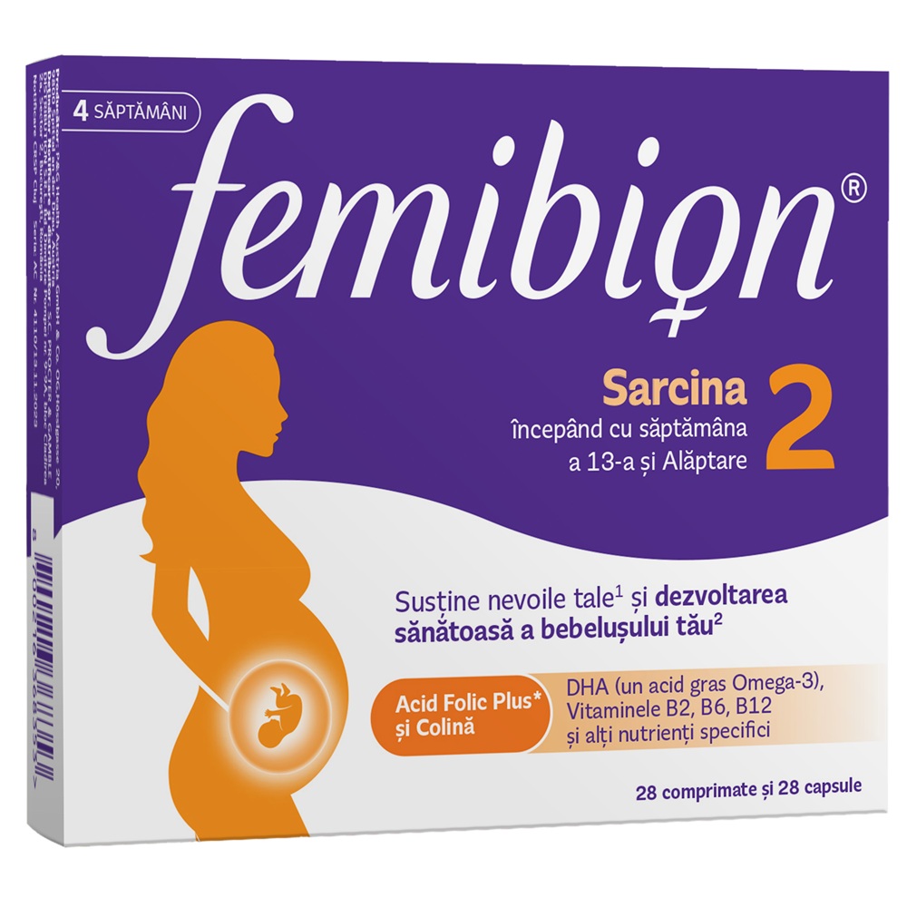 Femibion 2, 28 comprimate+28 capsule, Procter&Gamble