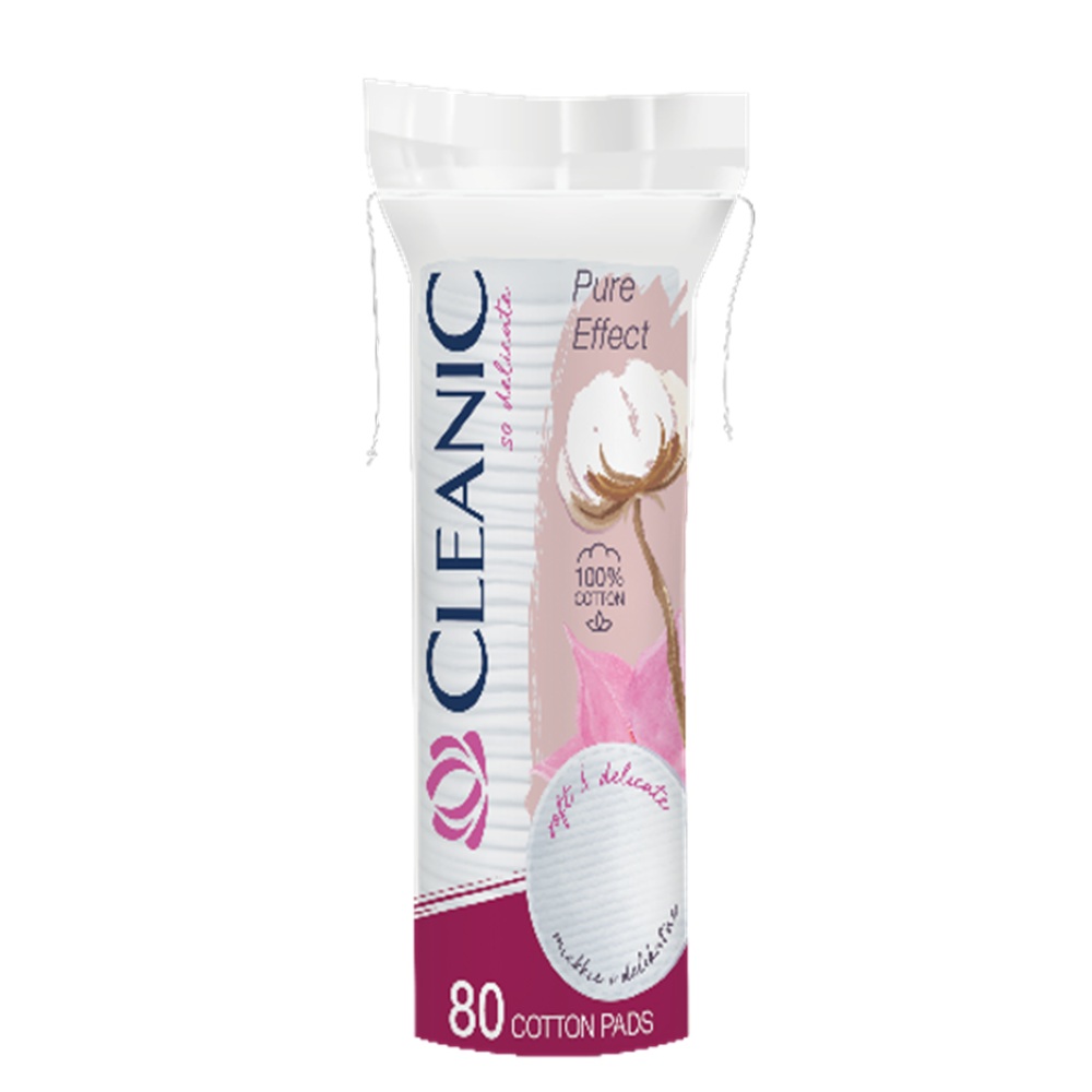 Dischete demachiante Pure Effect, 80 bucati, Cleanic