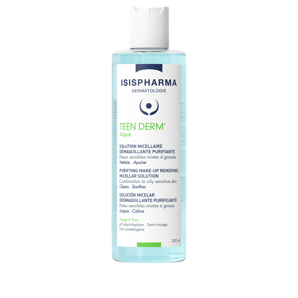 Solutie micelara purifianta Teen Derm Aqua, 250 ml, IsisPharma