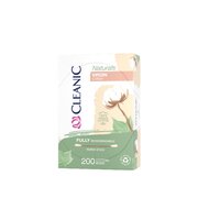 Betisoare igienice din bumbac Naturals, 200 bucati, Cleanic