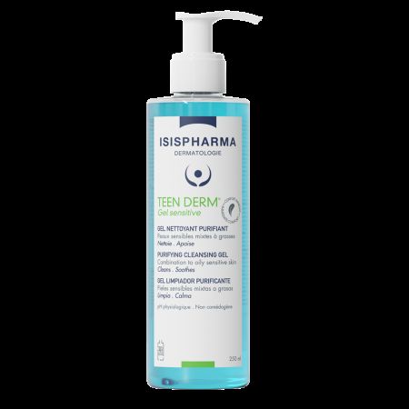 Gel de curatare Teen Derm Sensitive, 250 ml, IsisPharma