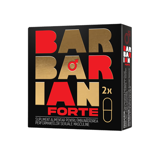 Supliment pentru potenta Barbarian Forte, 2 capsule, Adya Green Pharma