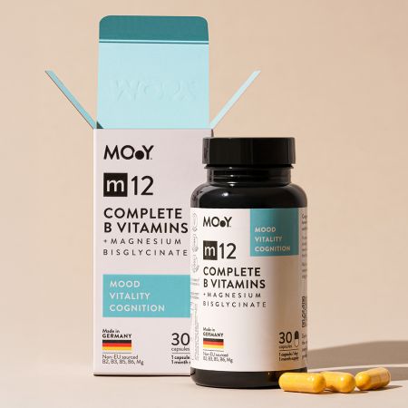 Complete B Vitamins + Magnesium Bisglycinate m12, 30 capsule, Molecules of Youth 640826