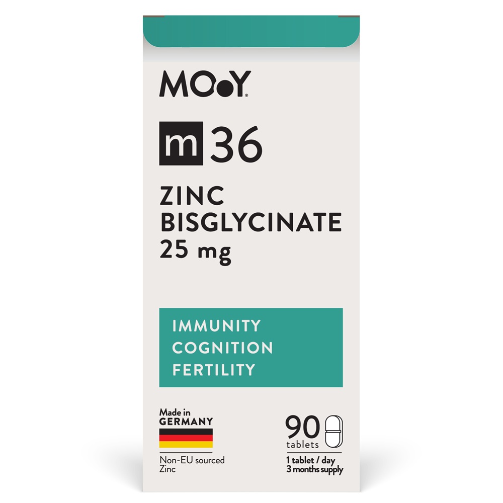 Zinc Bisglycinat m36, 25 mg, 90 tablete, Molecules of Youth