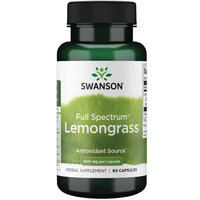 Full Spectrum Lemongrass, 400 mg, 60 capsule, Swanson