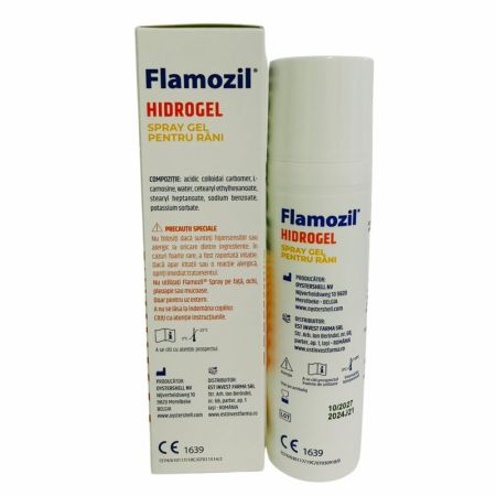 Hidrogel spray gel pentru răni Flamozil, 75 g, Lab Oystershell 650601