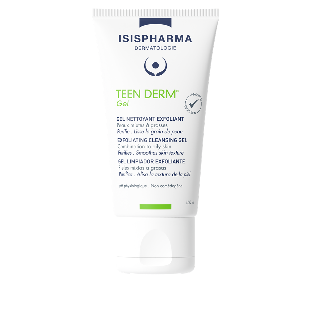 Gel exfoliant Teen Derm, 150 ml, Isispharma