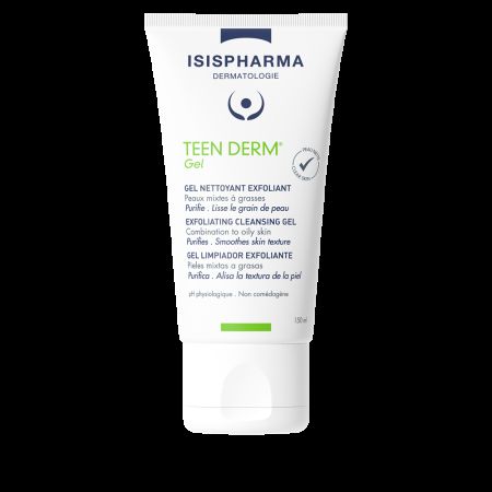 Gel exfoliant Teen Derm, 150 ml, Isispharma