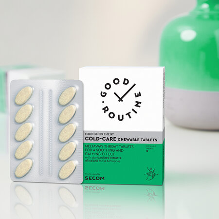 Cold-Care Good Routine, 10 tablete masticabi, Secom 710908