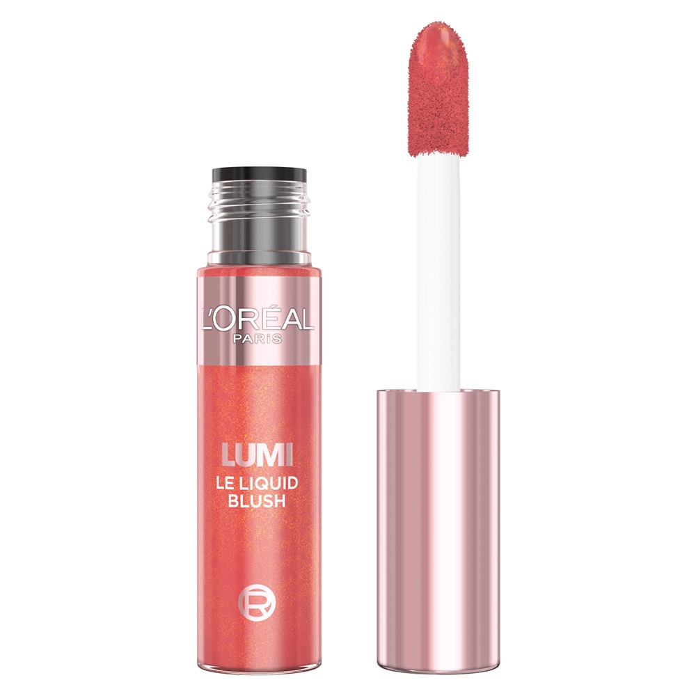 Fard de obraz lichid 625 Glowy Gold Pink Lumi Le Liquid Blush, 11 ml, Loreal