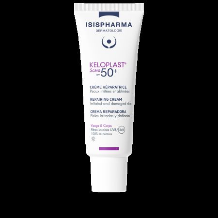 Crema reparatoare Keloplast Scars SPF 50+, 40 ml, Isispharma