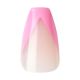 Unghii false Squared Medium Salon Acrylic French Color, 28 bucati, Kiss 634832