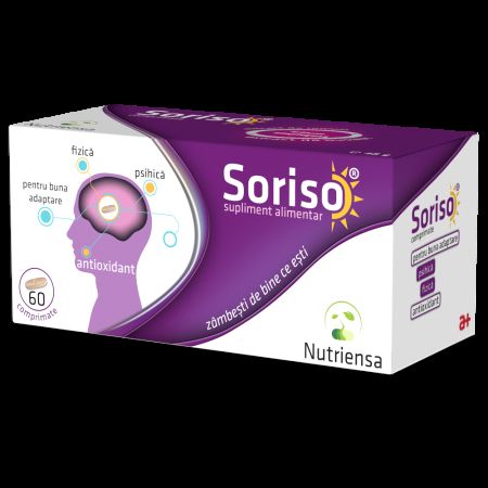 Soriso, 60 comprimate, Antibiotice SA