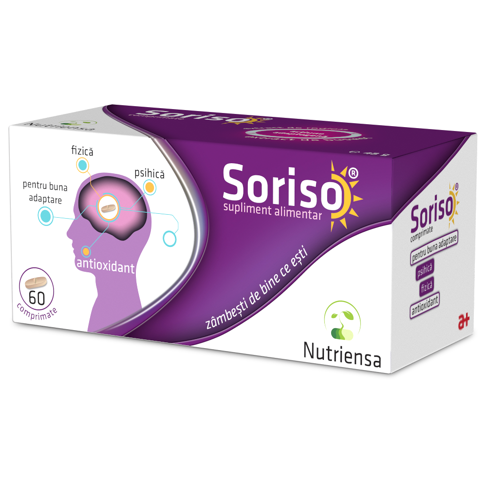 Soriso, 60 comprimate, Antibiotice SA