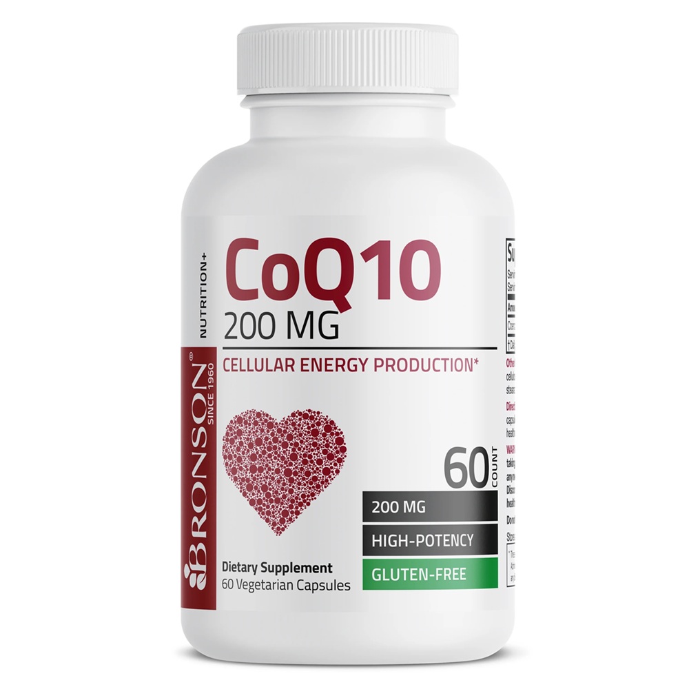 Coenzima Q10, 200 mg, 60 capsule, Bronson Laboratories