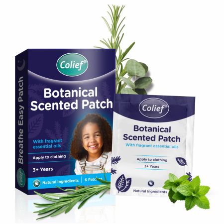 Plasturi aromatici cu uleiuri esentiale Botanical Scented Patch, 6 bucati, Colief 704870