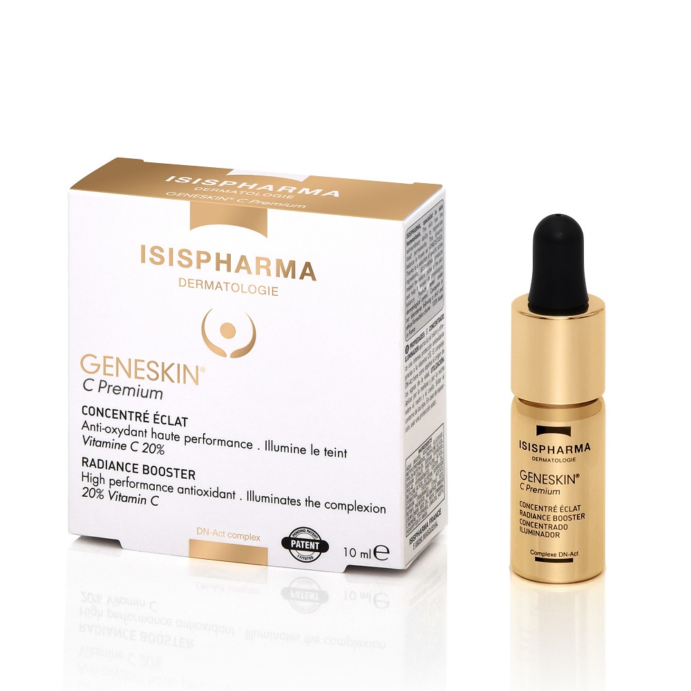 Ser concentrat cu efect iluminator GeneSkin C Premium, 10 ml, Isis Pharma