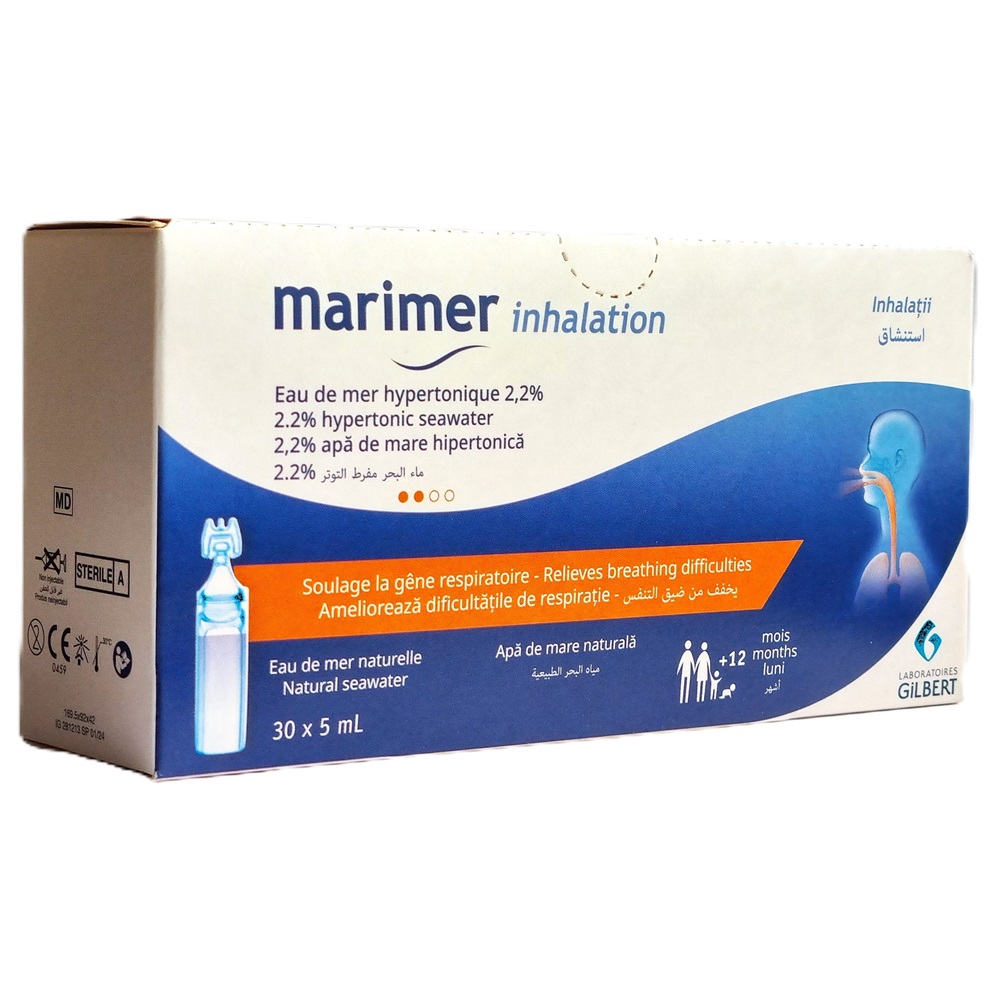 Marimer Inhalatii, 30 x 5 ml, Gilbert