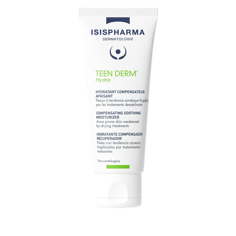 Crema pentru pielea predispusa la acnee Teen Derm Hydra, 40 ml, Isis Pharma