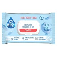 Hartie igienica umeda cu capac Comfort, 44 bucati, Go Wipes