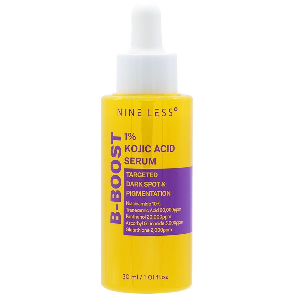 Ser pentru fata cu 1% Acid Kojic B-Boost, 30 ml, Nine Less