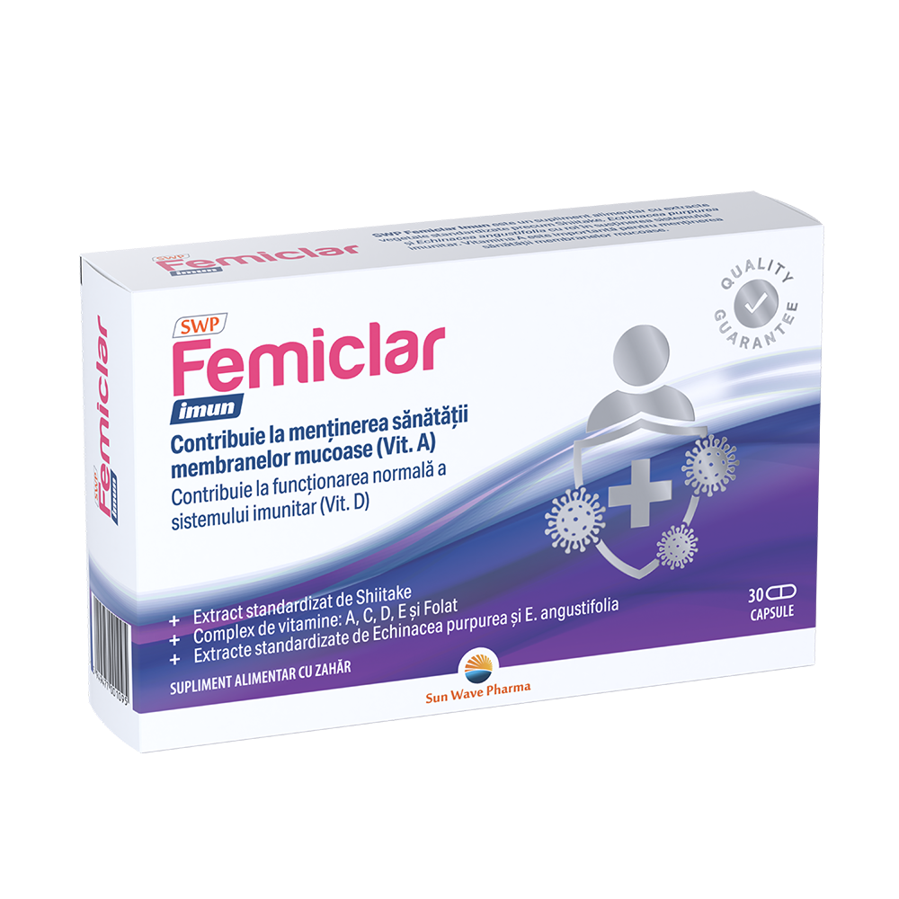 Femiclar Imun, 30 capsule, Sun Wave Pharma