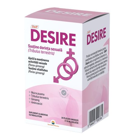 Desire, 20 plicuri x 10 ml, Sun Wave Pharma