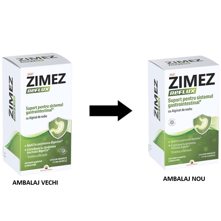 Zimez Reflux, 14 plicuri x 15 ml, Sun Wave Pharma