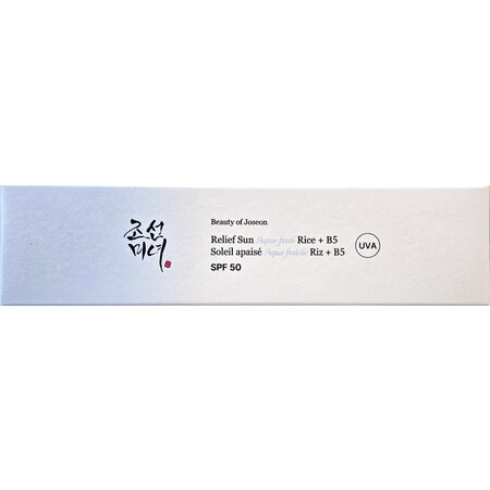 Crema de fata cu SPF50, Relief Sun Aqua Fresh Rice + B5, 50 ml, Beauty of Joseon 751363