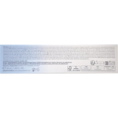 Crema de fata cu SPF50, Relief Sun Aqua Fresh Rice + B5, 50 ml, Beauty of Joseon 751365