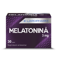 Melatonina, 3 mg, 30 capsule, Laropharm