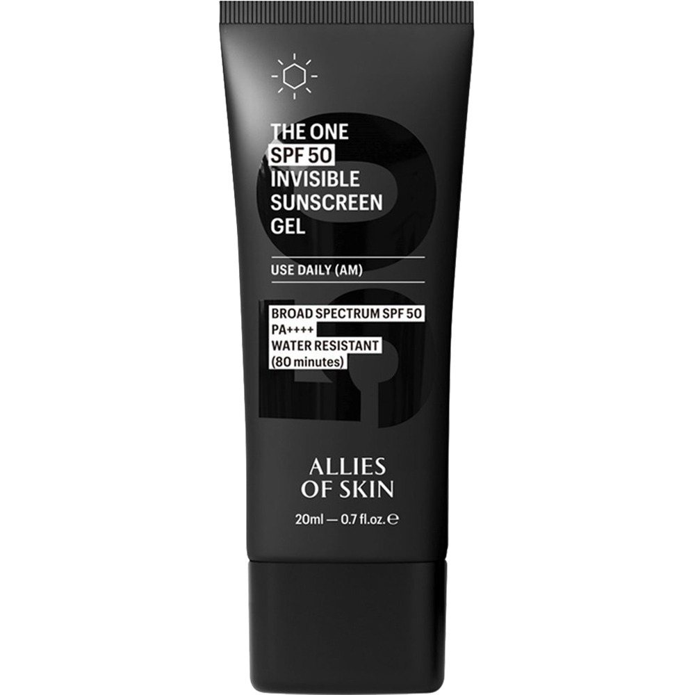 Gel de fata cu protectie solara SPF 50 PA++++ The One Invisible Sunscreen, 20 ml, Allies of Skin