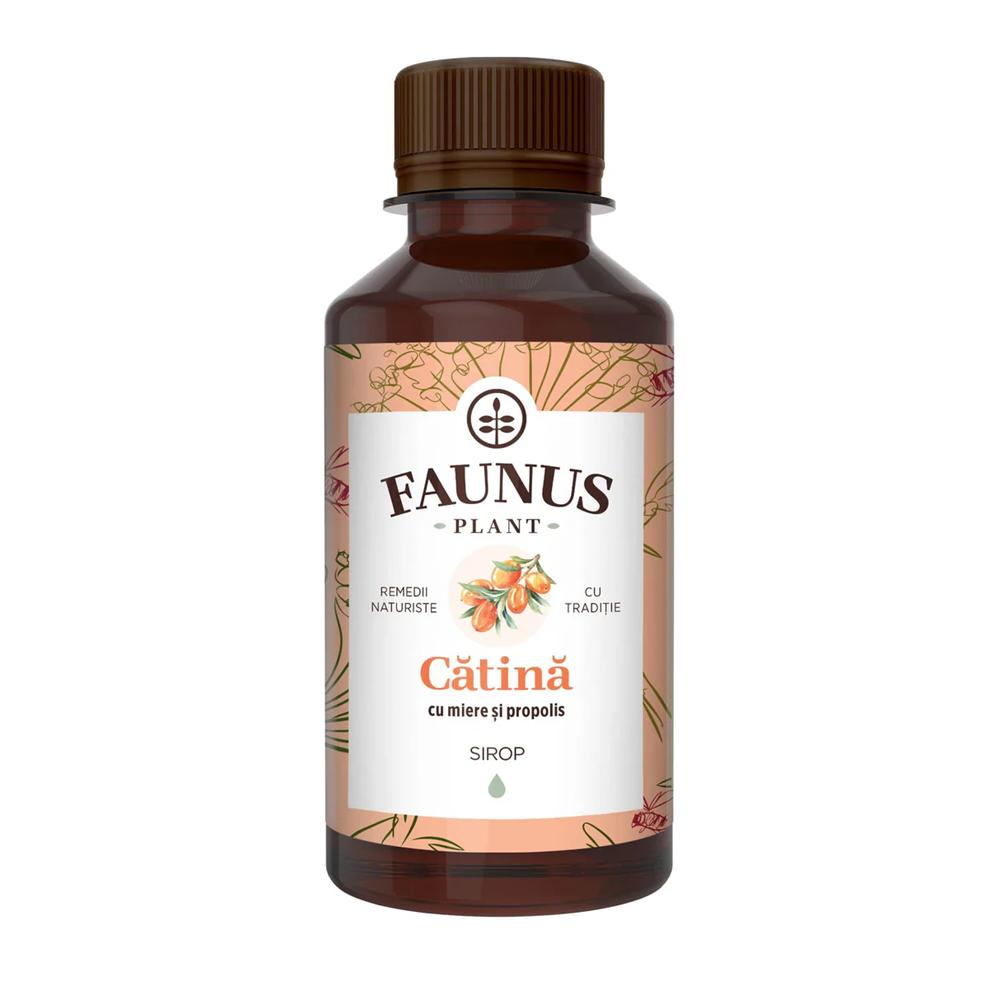 Sirop de catina cu miere si propolis, 200 ml, Faunus Plant