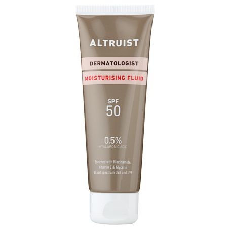 Fluid hidratant cu spf 50 si acid hialuronic, 50 ml, Altruist 685580