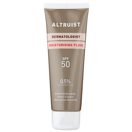 Fluid hidratant cu spf 50 si acid hialuronic, 50 ml, Altruist 685580