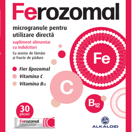 Ferozomal, 30 plicuri, Alkaloid 636180