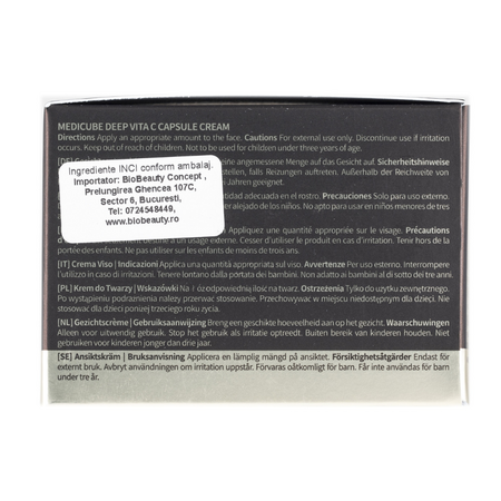 Crema de fata cu capsule de Vitamina C Deep Vita C Capsule Cream, 55 g, Medicube 739111