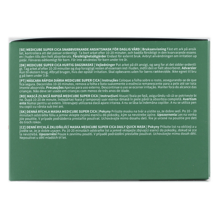 Set de masti de fata cu Centella Asiatica Super Cica Daily Quick Mask, 30 bucati, Medicube 739257